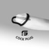 Plug Cock en silicone Sport Fucker - Noir