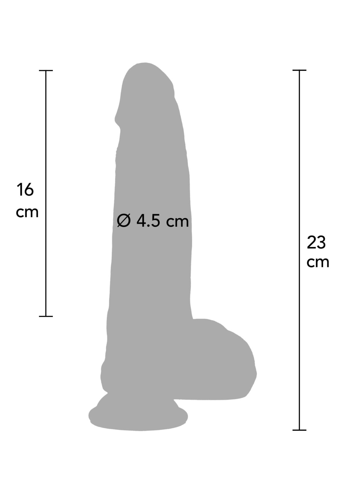 Ultra Realistic Dildo Silicone 18 cm - Image 9