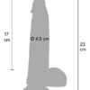 Ultra Realistic Dildo Silicone 21cm – Bild 9