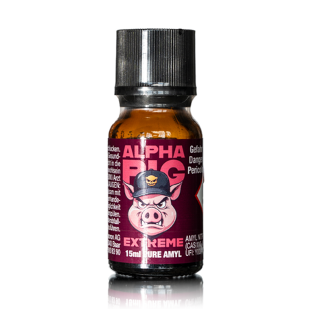 Alpha Pig Extreme 15ml – 90% Pure Amyl Poppers