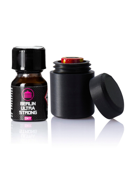 Discreet Poppers Combo Berlin Ultra Strong 10ml und Poppers Keeper Small