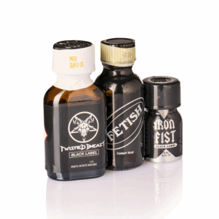 Black Fist Fetish Poppers Combo