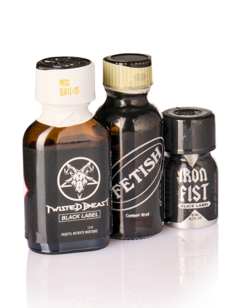 Black Fist Fetish Poppers Combo