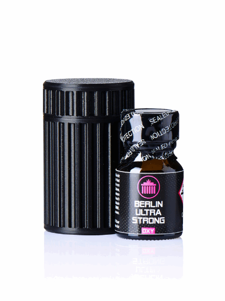 Discreet Poppers Combo Berlin Ultra Strong 10ml und Poppers Keeper Small