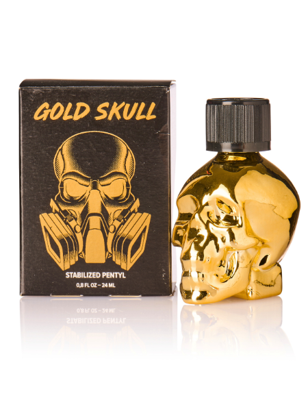 Gold Skull Poppers 24ml