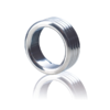 Kinky Monster Cockring aus Edelstahl - dreifach gerillt - Breite 25mm
