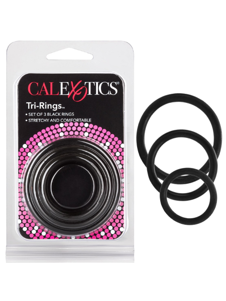 CalExotics Tri-Rings 3 Cockringe