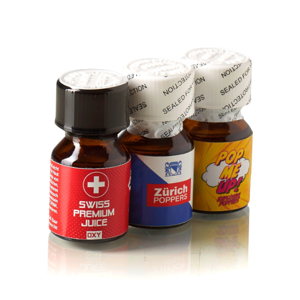 Swiss Edition Poppers Combo 3 x 10ml Poppers