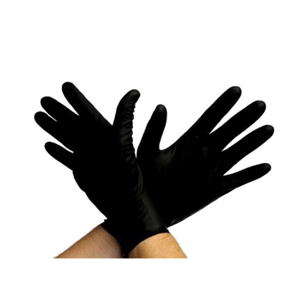 Unigloves Latex Handschuhe Black 100 Stück