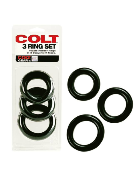 Colt 3 Cockring Set (40mm / 45mm / 50mm)