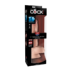 King Cock Godemiché Triple Densité Grosse queue avec boules 25cm