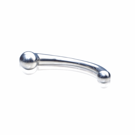 Kinky Monster Dildo aus Edelstahl gebogen 20cm