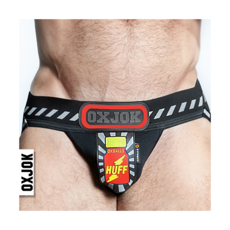 OXJOK POPPERJOCK 3D Rubber Huffer Jock Black
