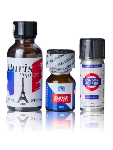 Paris Zurich London Kinky Poppers Combo