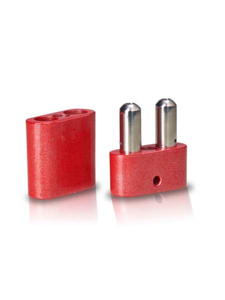 Poppers Inhaler Double Steel Titanium Red
