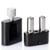 Poppers Inhaler Double Alu Black Screw mit Schraubverschluss im Steckdosendesign