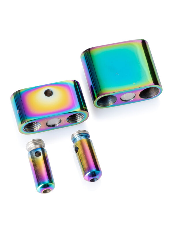 Poppers Inhaler Doulbe Steel Magic Magnet mit Magnetverschluss im Steckdosendesign