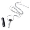 Poppers Inhaler Single Metall Black aus Edelstahl