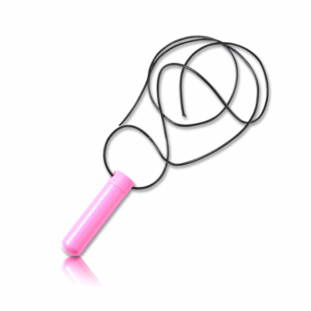 Poppers Inhaler Single Edelstahl Pink
