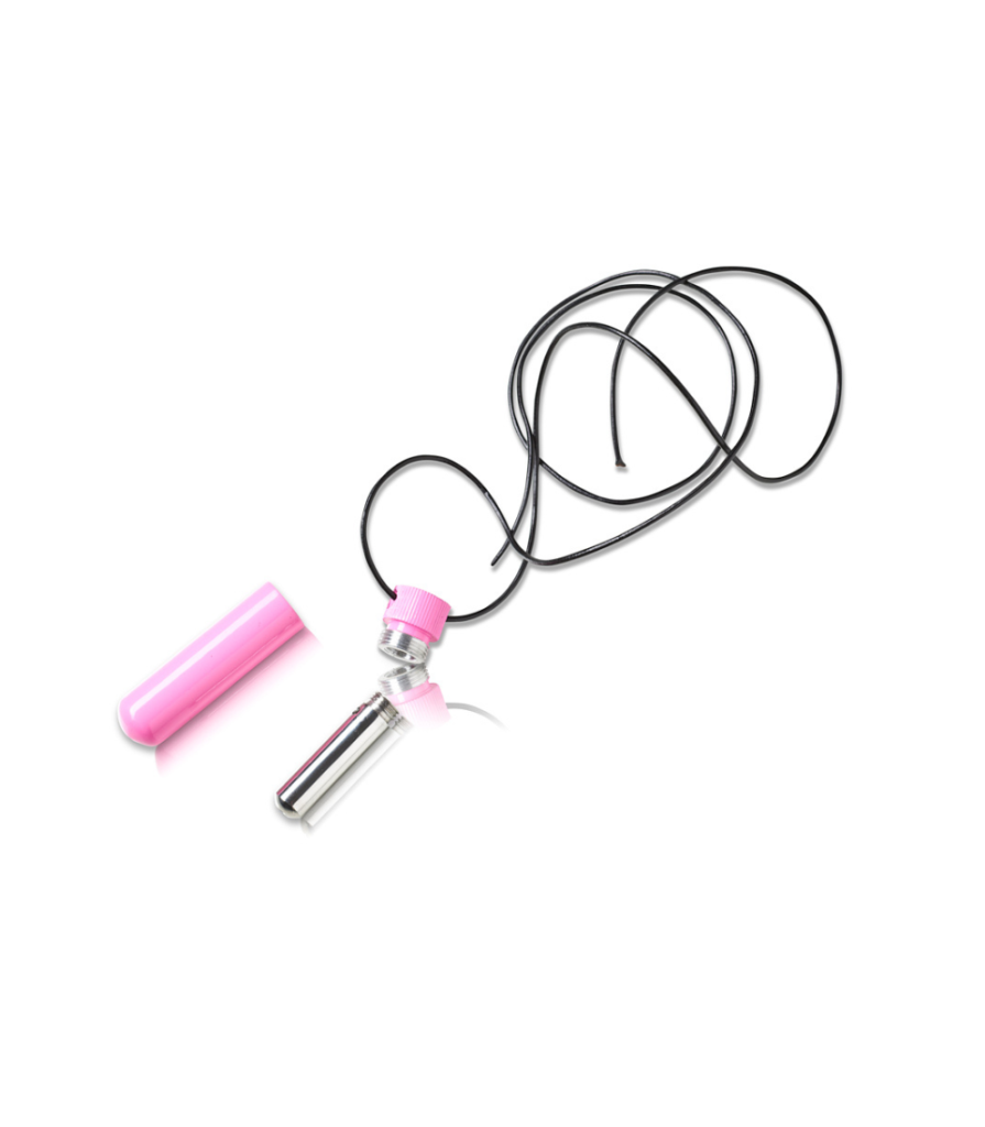 Poppers Inhaler Single Edelstahl Pink