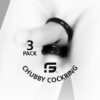 Sport Fucker Chubby Cockring 3-Pack - Schwarz