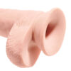King Cock Godemiché Triple Densité Grosse queue avec boules 25cm