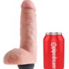King Cock With Balls - Squirti 20cm natur