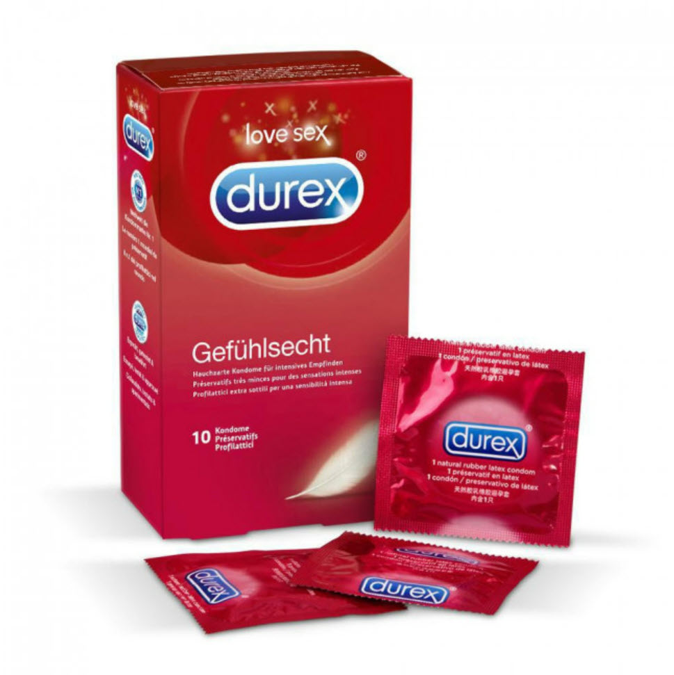 Durex Gefühlsecht Kondome Classic 10er Pack