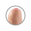 Кing Cock Uncut Cock 29 cm Dildo natur